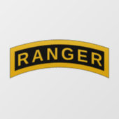 Tab van de Ranger-school Raamsticker (Vel)