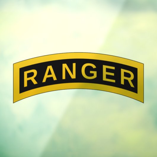 Tab van de Ranger-school Raamsticker (Vel 3)
