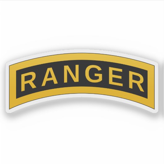 Tab van de Ranger-school Sticker (Voorkant)