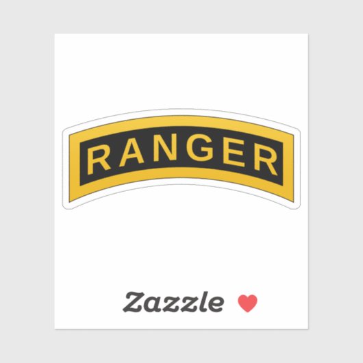 Tab van de Ranger-school Sticker (Vel)