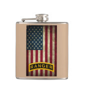 Tab van de Ranger School voor het leger - Flask Heupfles (Voorkant)