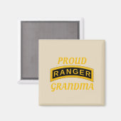 Tab van de Ranger-school voor het leger - Proud Gr Magneet (Voorkant / Achterkant)