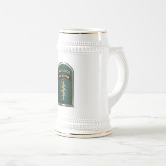 Tab van de speciale strijdkrachten van het leger e bierpul (Voorkant rechts)