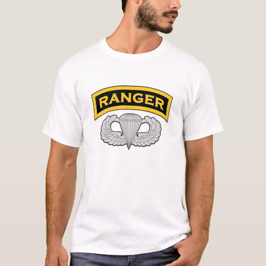 Tab van Ranger en sprintvleugels T-shirt (Voorkant)