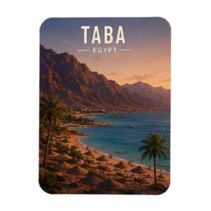 Taba Egypte Sinaï Bergen Rode Zee Kust Reizen Magneet