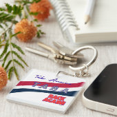 TABA political take America back again Sleutelhanger (Voorkant Rechts)