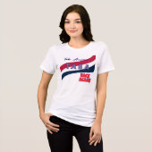 TABA political take America back again Tri-Blend Shirt (Voorkant volledig)