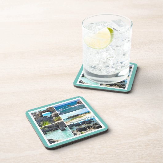 Tabacco Bay Beach, Bermuda Bier Onderzetter (Rechterzijde)