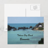 Tabacco Bay Beach, Bermuda Briefkaart (Voorkant / Achterkant)