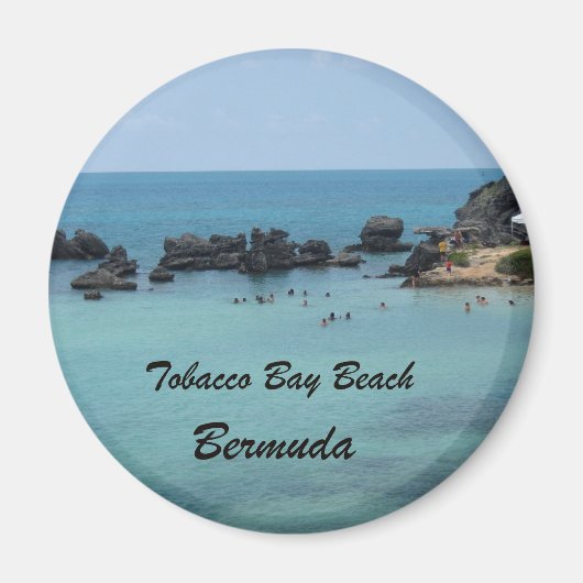 Tabacco Bay Beach, Bermuda Magneet (Voorkant)