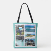Tabacco Bay Beach, Bermuda Tote Bag (Achterkant)
