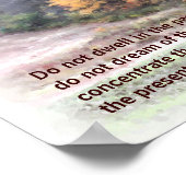 Tabak Barn in Herfst boeddha Inspirerend prijsopga Poster (Hoek)