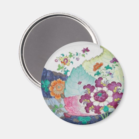  Tabak Blauwe witte, roze, ronde magneet (Voorkant / Achterkant)