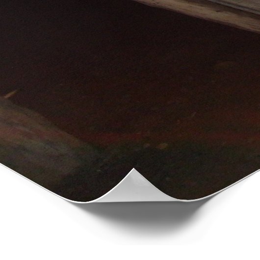 Tabak Entering Curing Barn Pinar del Rio Cuba Poster (Hoek)