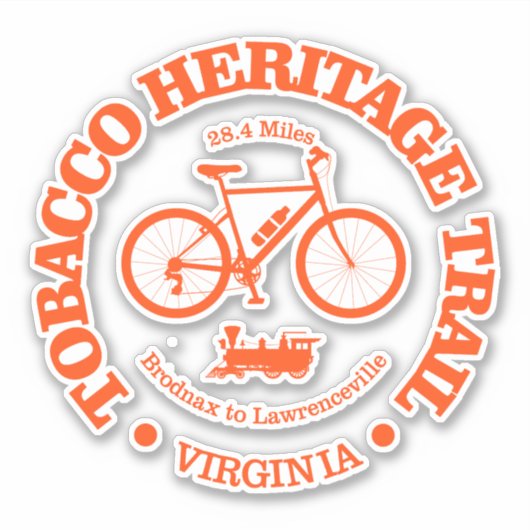 Tabak Heritage Trail (cycling) Sticker (Voorkant)