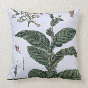 Tabak plant, bord 7, van 'Collectie del euse' Kussen