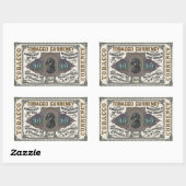  Tabak Promotieartikel - gekleurd Rechthoekige Sticker (Vel)