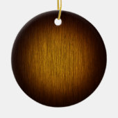 Tabak Sunburst Grainy Wood Background Keramisch Ornament (Voorkant)