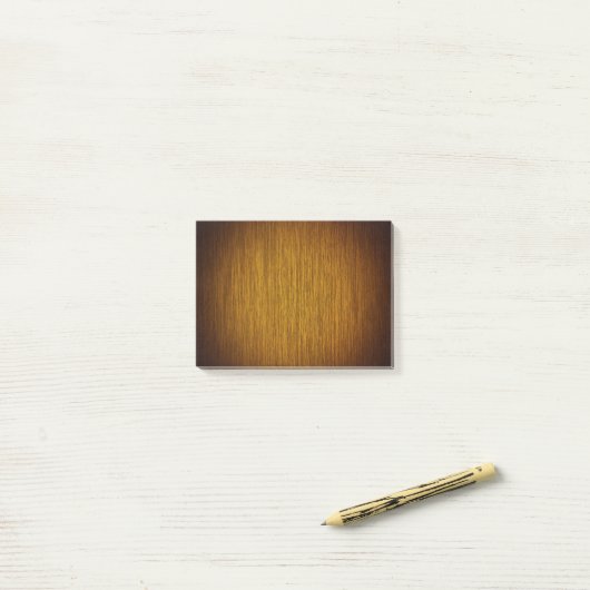 Tabak Sunburst Grainy Wood Background Post-it® Notes (Op bureau)
