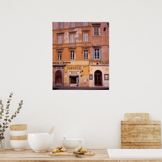 Tabak Winkelen Perugia Poster (Keuken)