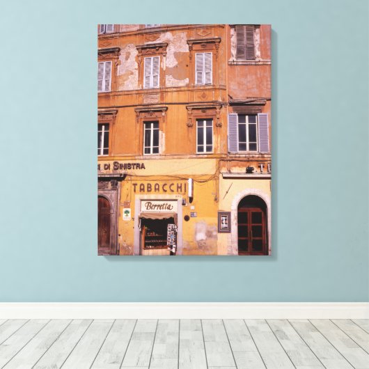 Tabak Winkelen Perugia Poster Plaque Canvas Afdruk (Insitu (Houten vloer))