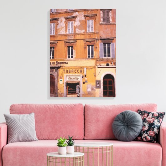 Tabak Winkelen Perugia Poster Plaque Canvas Afdruk (Insitu (Woonkamer))
