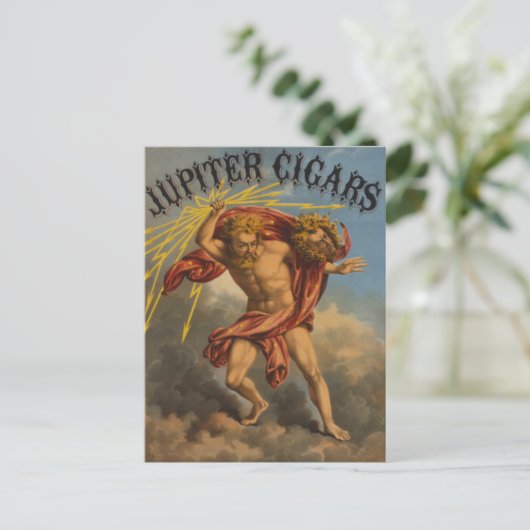 Tabaksetiket, 1868. briefkaart (Staand voorkant)