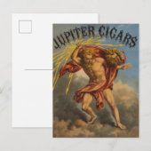 Tabaksetiket, 1868. briefkaart (Voorkant / Achterkant)