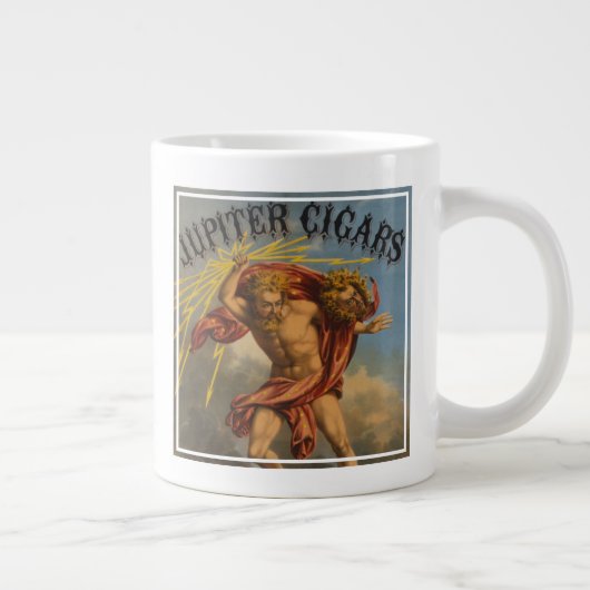 Tabaksetiket, 1868. grote koffiekop (Rechts)