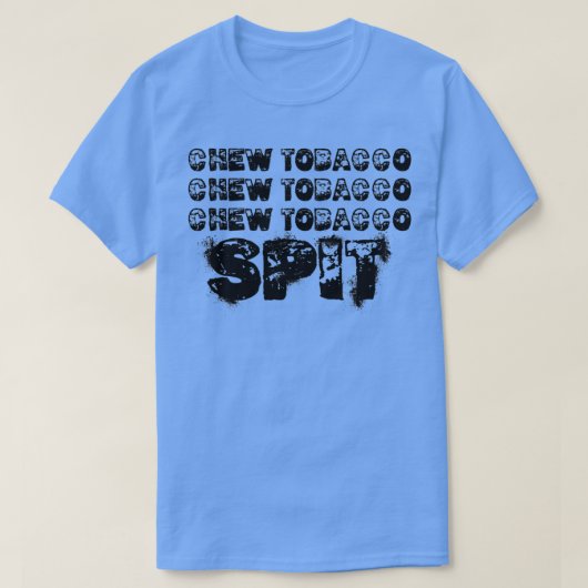 tabakskauw op kauw t-shirt (Design voorkant)