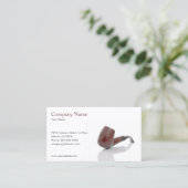 Tabakspijp Visitekaartsjabloon Visitekaartje (Staand voorkant)