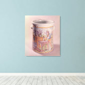 Tabakspot met een tabakshandelaar canvas afdruk (Insitu (Houten vloer))