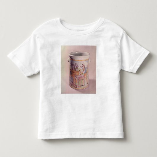 Tabakspot met een tabakstaart kinder shirts (Voorkant)