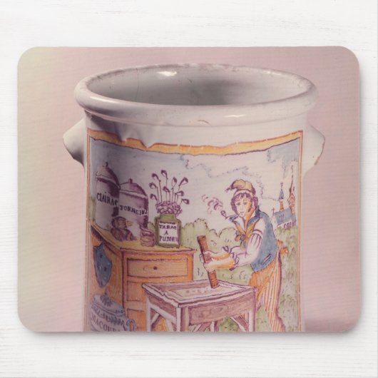 Tabakspot met een tabakstaart muismat (Voorkant)