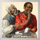  tabaksreclame poster (Voorkant)