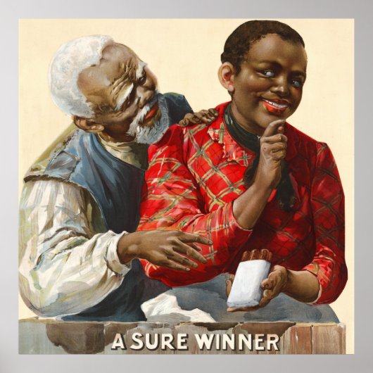 tabaksreclame poster (Voorkant)