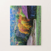 Tabaksschuur Herfst Foliage Natuur Legpuzzel (Verticaal)