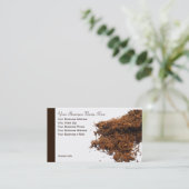 Tabaksthema Professioneel Visitekaartje (Staand voorkant)