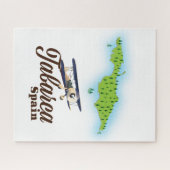 Tabarca Spanje - Mooie kaart Legpuzzel (Horizontaal)