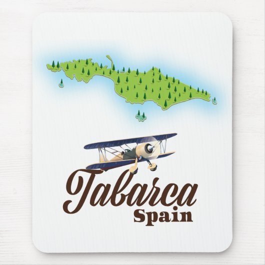 Tabarca Spanje - Mooie kaart Muismat (Voorkant)