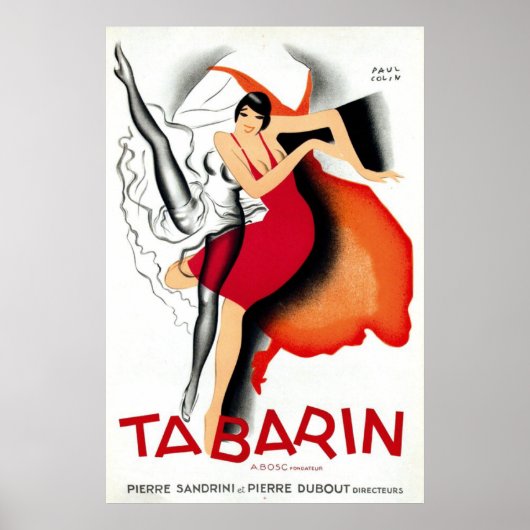Tabarin by Paul Colin | Art Deco 1920s Poster (Voorkant)