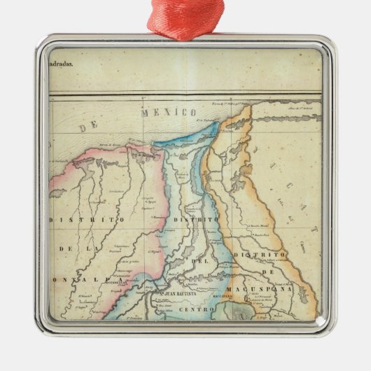 Tabasco, Mexico Metalen Ornament (Voorkant)