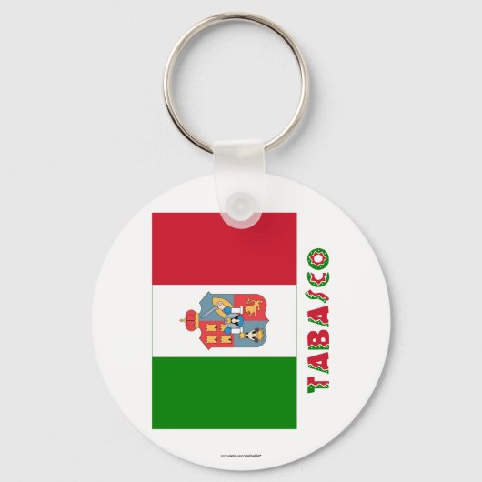 Tabasco Onofficiële vlag Sleutelhanger (Voorkant)
