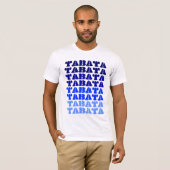 Tabata op grijs vernietigd T-shirt (Voorkant volledig)