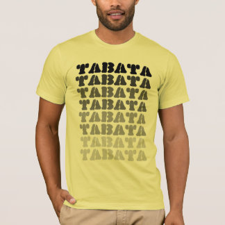 Tabata op het T-shirt Lemon Bella Canvas