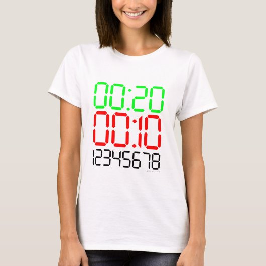 Tabata tijd t-shirt (Voorkant)