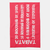 Tabata Workout Theedoek (Verticaal)