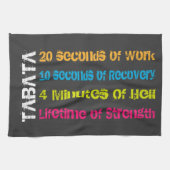 Tabata Workout Theedoek (Horizontaal)