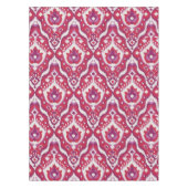 Tabatpatronen met kleurrijke rode en paarse ikat tafelkleed (Voorkant)