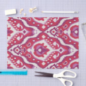 Tabatpatronen met kleurrijke rode en paarse ikat tissuepapier (Craft)